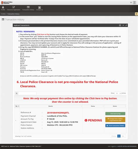Police Clearance: Online Application & Requirements in .